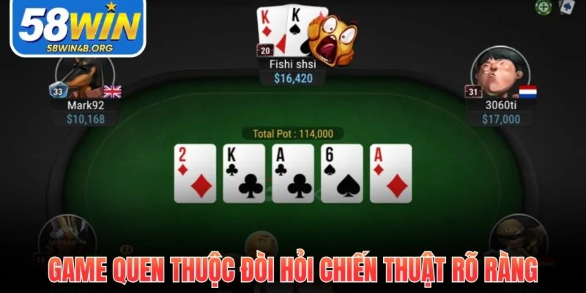 Game Bài 58WIN - Vũ Trụ Giải Trí Đổi Thưởng Bùng Nổ 2 game quen thuoc doi hoi chien thuat ro rang
