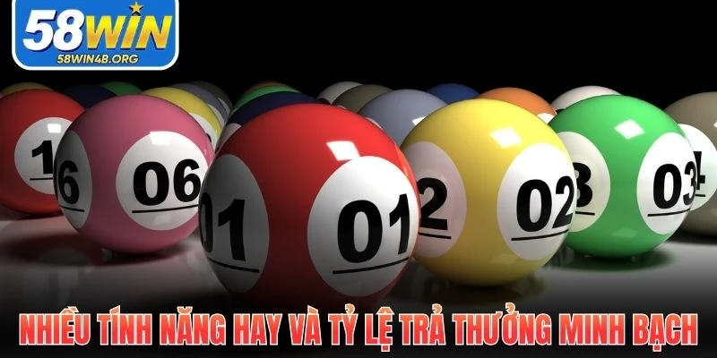 DB Lottery 58Win - Sảnh Cược Số Tốc Độ Cao, Siêu An Toàn 2 nhieu tinh nang hay va ty le tra thuong minh bach