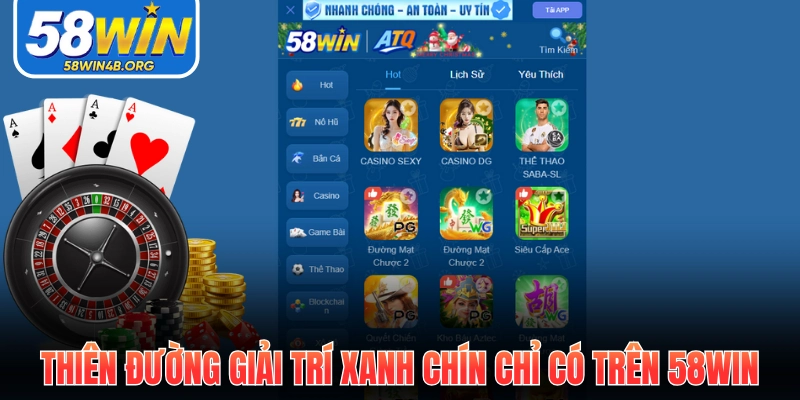 58WIN ⭐️ Nhà Cái 58Win – Uy Tín #1 Châu Á 2026 19 Thiên đường giải trí xanh chín chỉ có trên 58Win